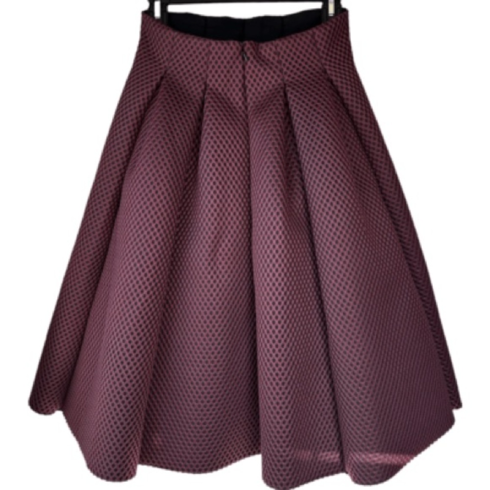 Maje H15 Jimmy Bordeaux MIDI Skirt Purple